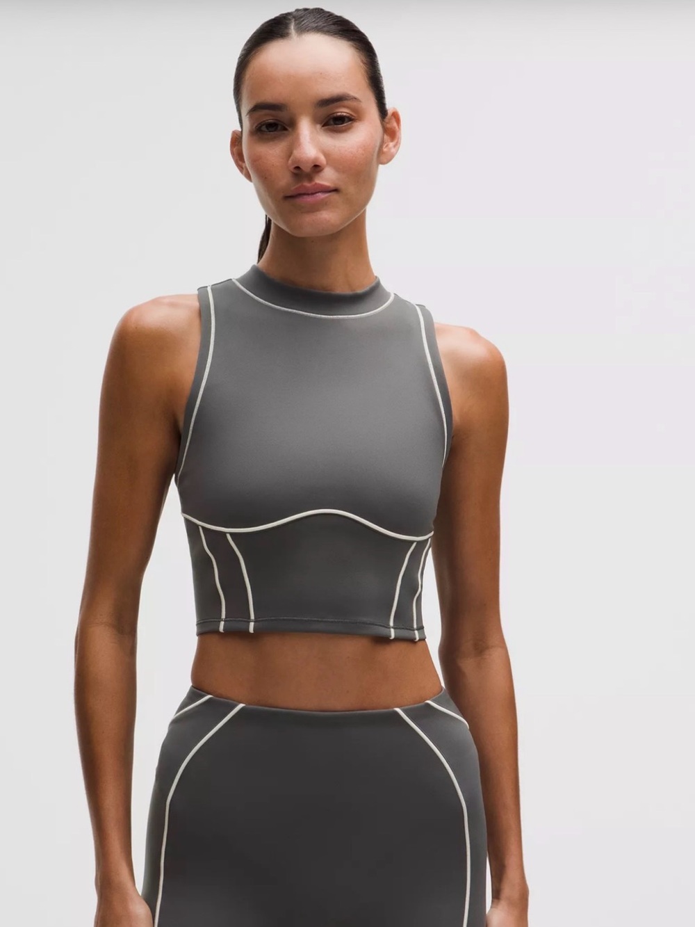 Lululemon Ultralu Contour-Seam Cropped Tank Top